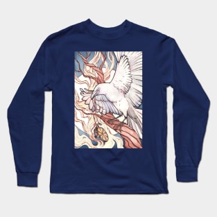 White Raven Long Sleeve T-Shirt